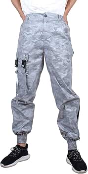 Men Reflective Pants Brand Hip Hop Dance Fluorescent